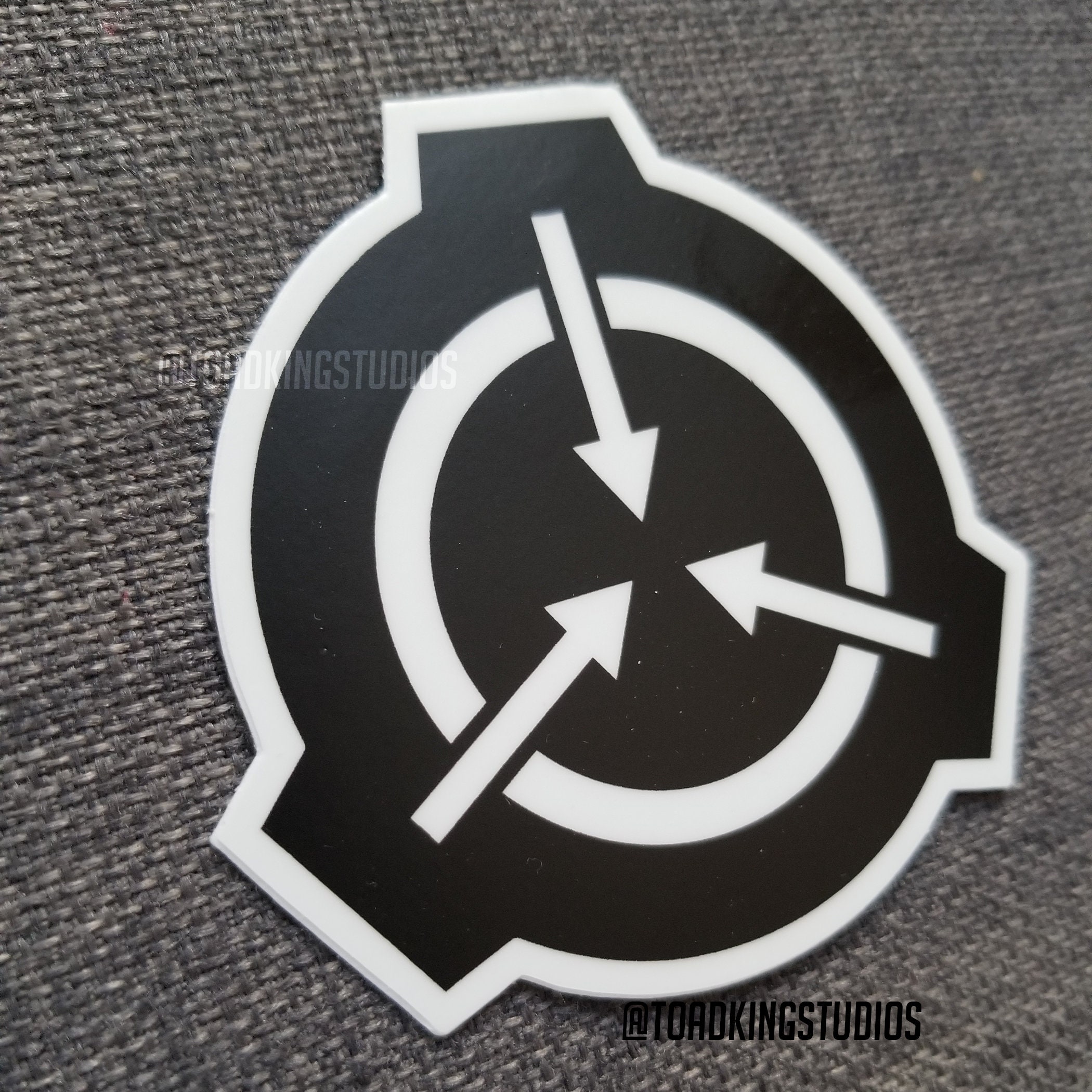 SCP Logo Black 3-inch Die-cut Sticker 