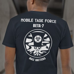 Mobile Task Force Beta-7 &quot;Maz Hatters&quot; Short Sleeve T-shirt - POD