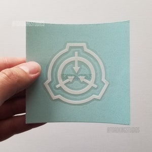 SCP Logo 2-Zoll-Mini-Vinyl-Aufkleber Transferfolie