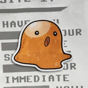 SCP-999 2-inch Sticker, Orange Slime Tickle Monster, SCP Foundation Safe Anoamly