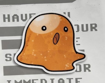 SCP-999 2-inch Sticker, Orange Slime Tickle Monster, SCP Foundation Safe Anoamly