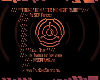 RED Warning Sign SCP Foundation Poster POD Anomalous 