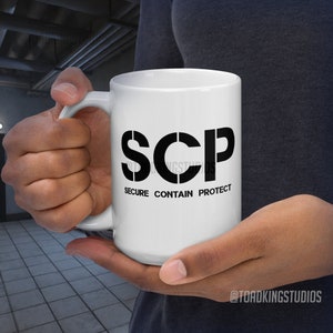 SCP Standard Facility Approved Office White Glossy Mug - POD