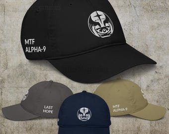 MTF Alpha-9 "Last Hope" Multi-Sided Hat - Mobile Task Force Field Agent SCP Foundation - POD