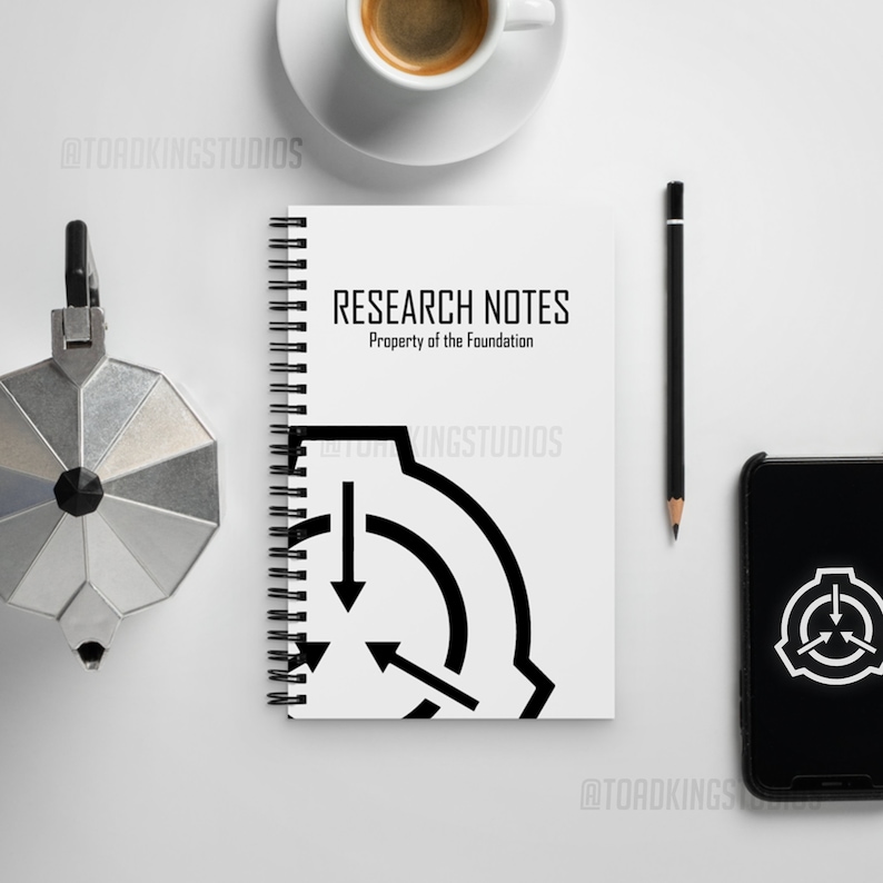 SCP Foundation Research Notes Spiral Notebook POD - Etsy Australia