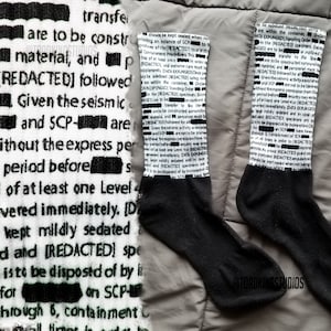 Document [REDACTED] Socks, SCP Foundation themed POD