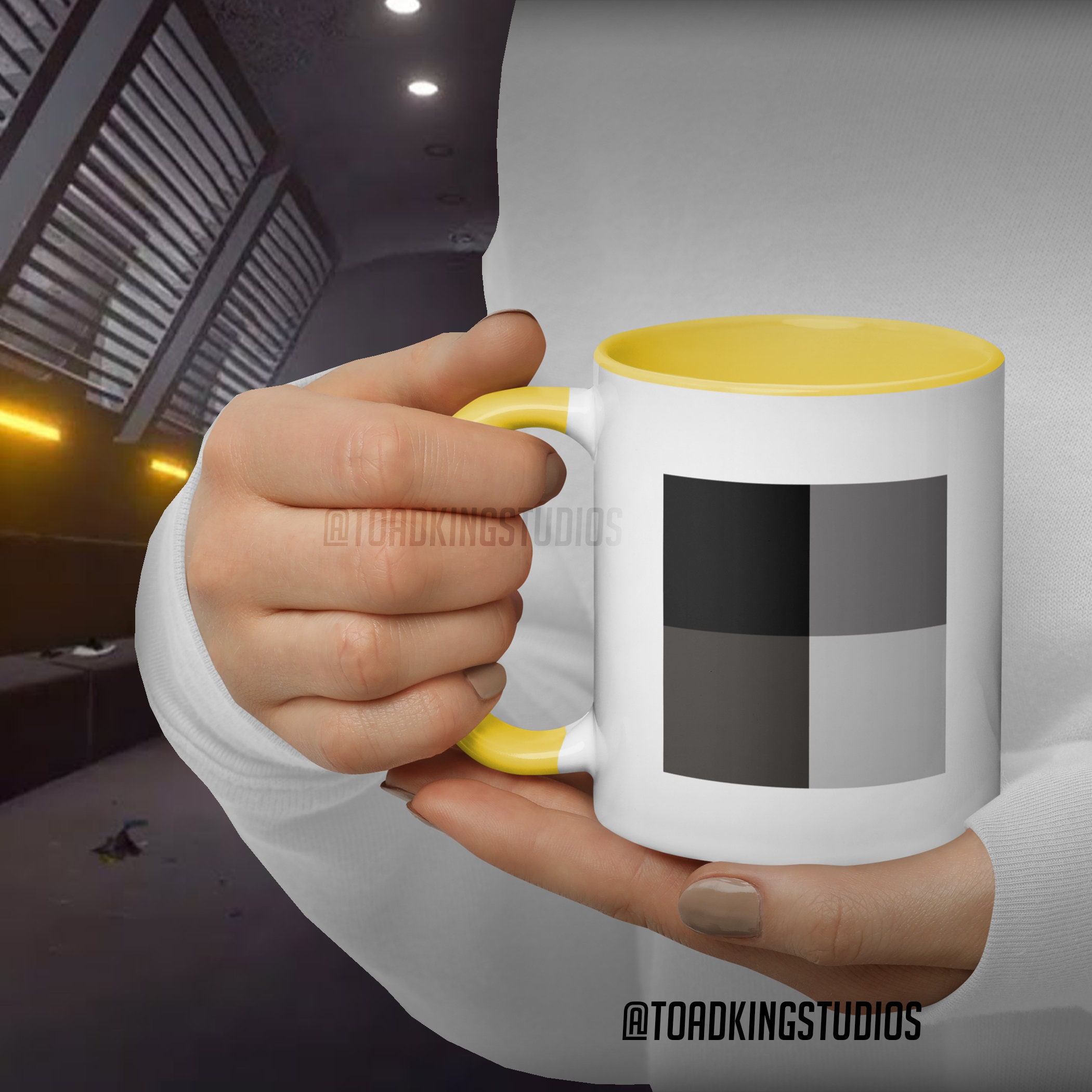 SCP-096 four Fucking Pixels Mug With Color Inside POD -  Finland