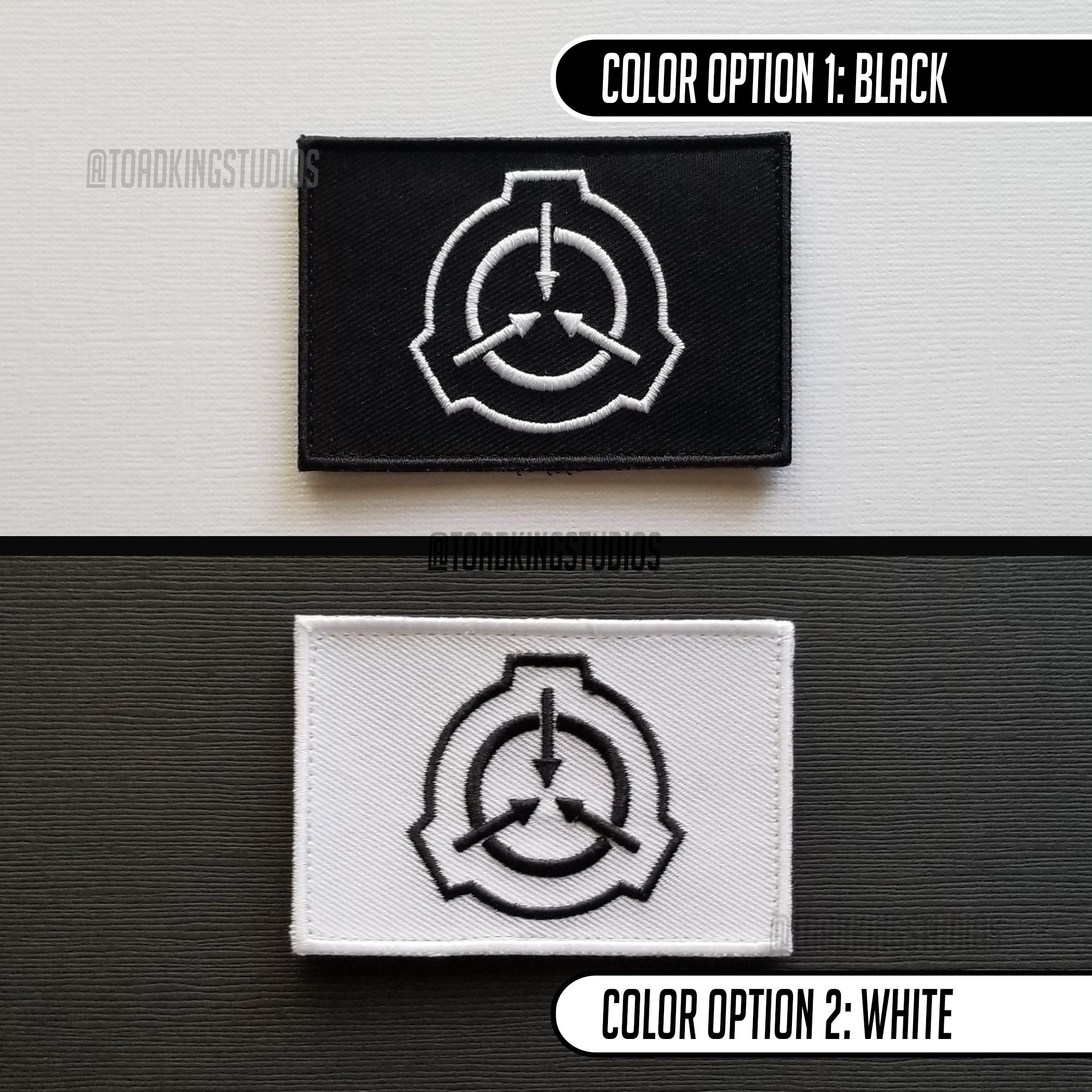 Nine Tailed Fox Reflective Magic Patch SCP Foundation Logo
