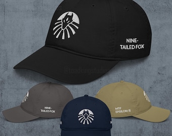 MTF Epsilon-11 "Nine-Tailed Fox" Multi-sided Hat - Mobile Task Force Field Agent SCP Foundation - POD