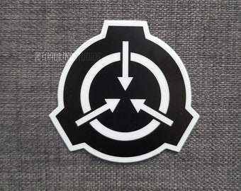 SCP Logo Black 3-Inch Die-Cut Sticker