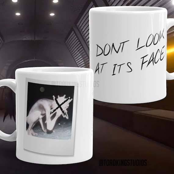 SCP-096 dont Look at Its Face White Glossy Mug -  Norway