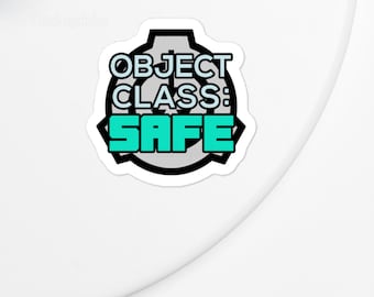 SCP Object Class: Safe Vinyl Decal - Foundation Special Containment Procedures Stickers - POD
