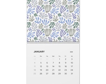 Algae Matisse Pattern Wall Calendar | 2026 Wall Calendars