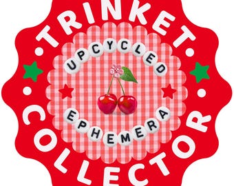 Mystery Trinkets By The Scoop.              Thrifted, Crow Confetti,Treasure, Ephemera Collection, Junk Journal, Trinket Collectors Bundle