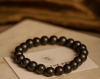 Natural Pyrite Bracelet | Healing Crystal Jewelry for Protection, Confidence & Prosperity | Unisex Gemstone Bracelet