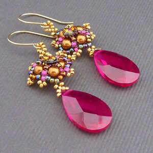 Earring Pattern, Victorian Lace Beaded Earrings, PDF Tutorial