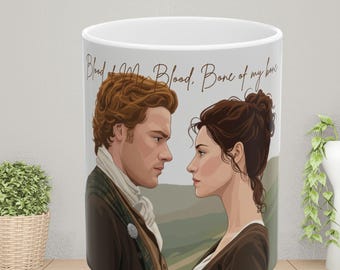 Outlander Mug | Outlander Quote | Jamie and Claire Fraser | Handfasting Wedding Gift | Outlander Fan Merch | Sassenach Gift Idea