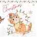Watercolor Christmas Cat Clipart, Santa Kitten PNG Set (7 Files) - Etsy