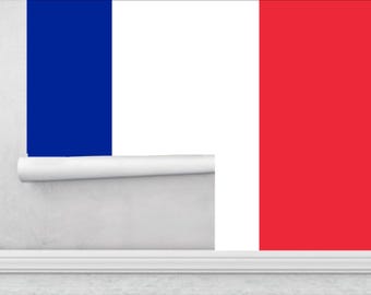 フランス国旗の壁紙壁画