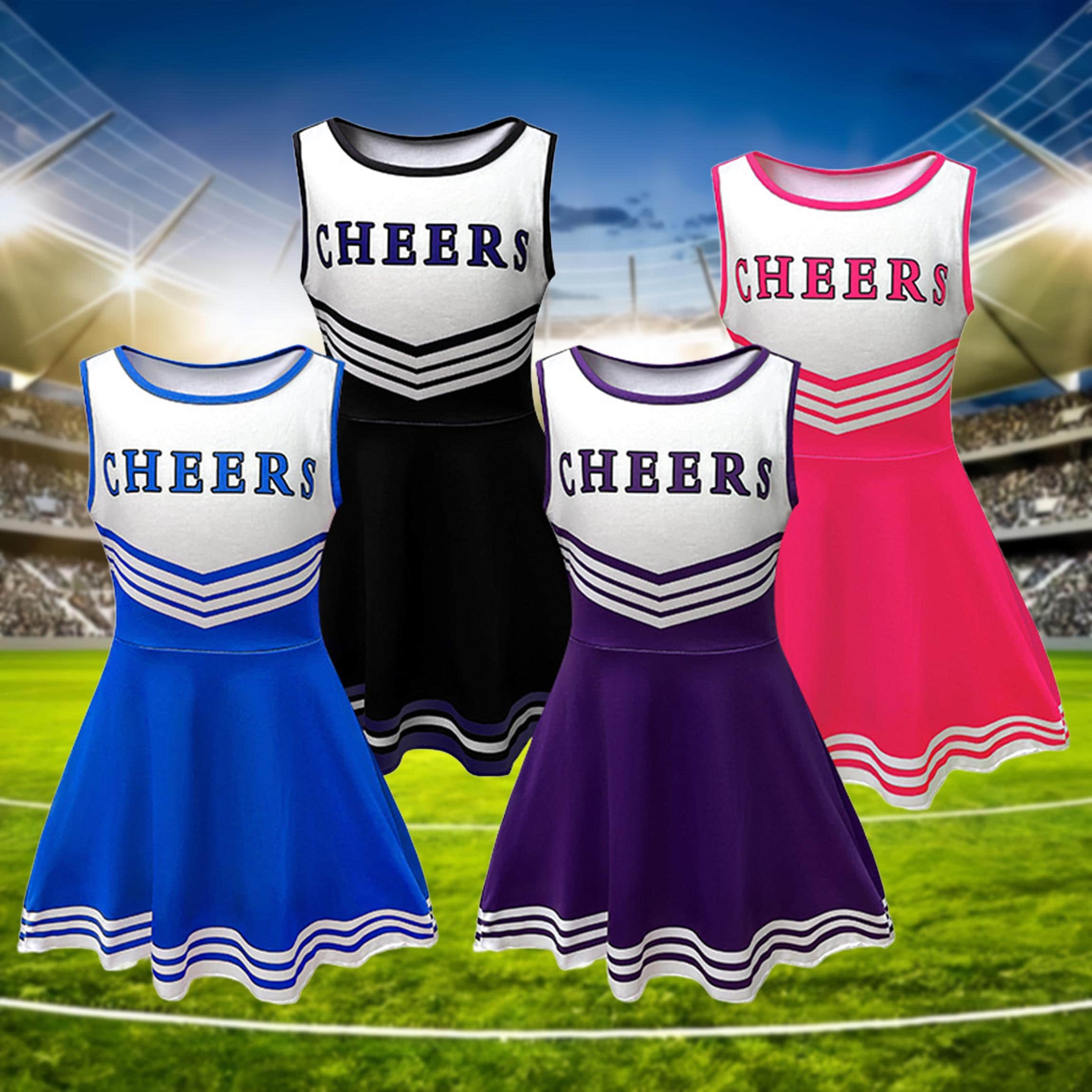 Kinder M&auml;dchen Pailletten Cheerleading Uniform Che... &ndash; Grandado