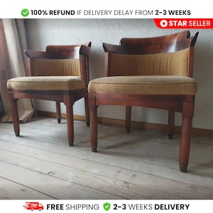 4er Set Schuitema Shaker Esszimmerstühle | High-End Sitzmöbel aus Holland