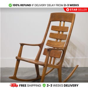 Mixed Wood Rocking Chair | Handmade Rocker