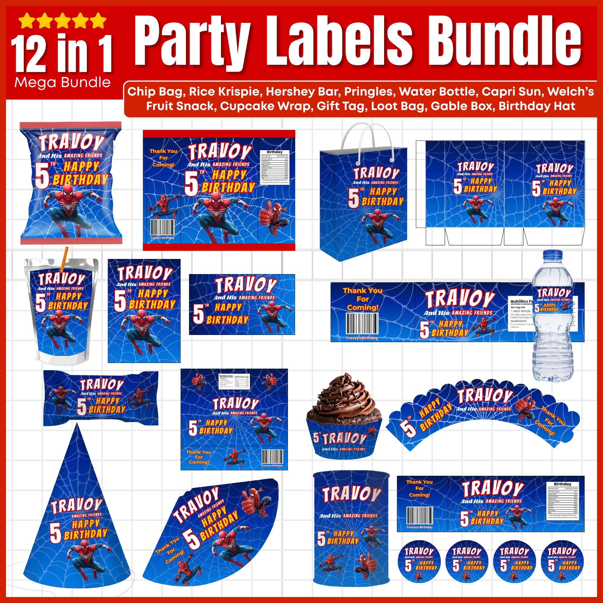 thumbnail image 2 of Marvel Spider-Man Self-Ink Stamper Set – Party Favors, Gift Bag Fillers, New 2 of 5