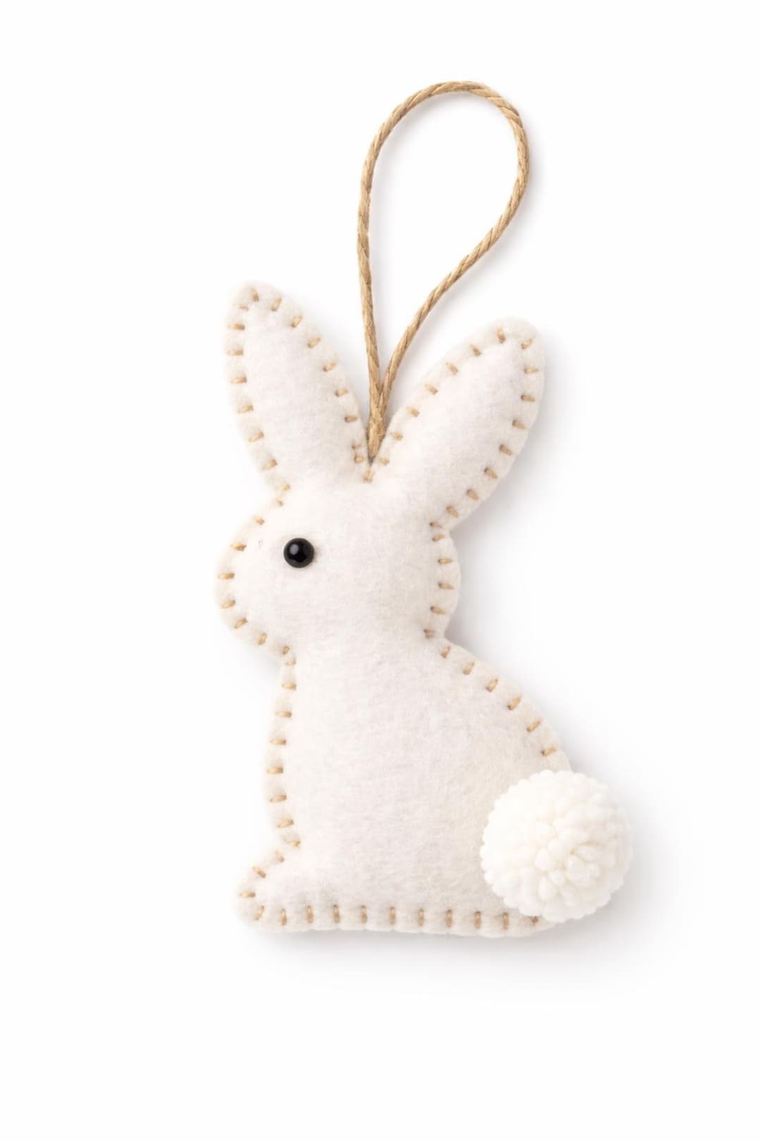 Bunny Felt Ornament Pattern Easter – Felt Ornament Patterns, Felt ...