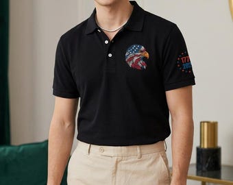 Sudadera con bandera estadounidense y águila bordada, prenda del semiquincentenario 1776-2026, sudadera de cuello redondo del 250 aniversario de EE. UU., regalo patriótico para hombres.