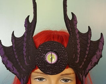 Purple Demon Wing with eye