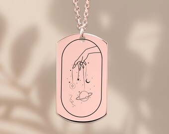 Mystical Pendant Necklace | Gift Ready | Astrology & Crystal Jewelry | Meaningful Present for Spiritual Souls