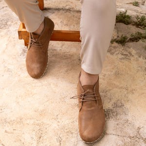 Chukka Boot Men: Barefoot Leather Boots – Well-Made Quality, Handmade | Hickory