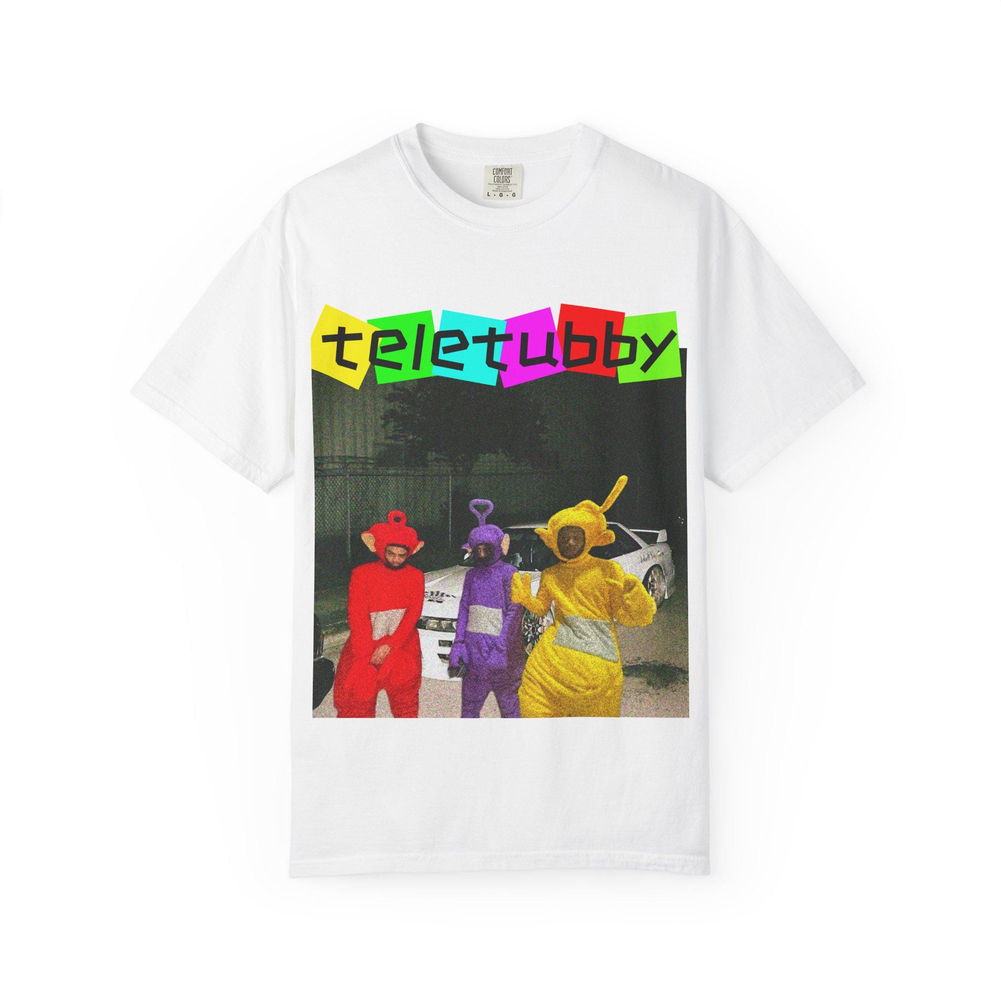 Teletubbies X SHEIN Set di maglietta a maniche corte con stampa di