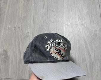 Vintage Chicago White Sox Starter Baseball Cap One Size Korea Gray Fade