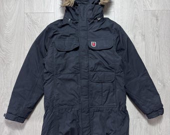 Vintage Outdoor Fjällräven Parka Kodiak Doudoune Femme Taille S