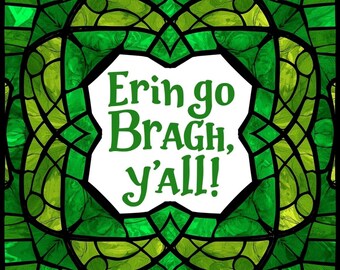 St. Patrick’s Day Stained Glass PREORDER