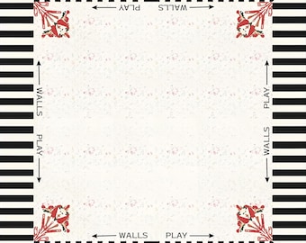 Regency Red Tassel Mahjong Mat IN STOCK
