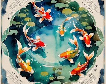 Koi Anleitung Mahjong Matte VORBESTELLUNG