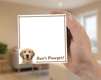 Printable Memo Pad | Cute Dog Notepad | Instant Download | Dog Lover Stationery | Memo pad | Notepad | Dog | Puppy | Stationery | Notes