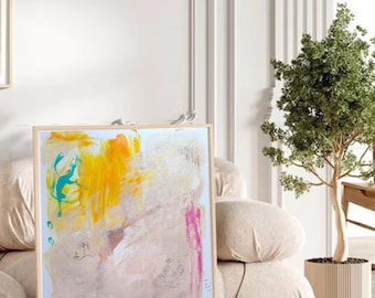 Abstrakter Kunstdruck, Moderne Wanddekoration, Minimalistisches Poster, Original Kunstwerk, Digital Download