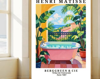 Balcony View – Matisse Inspired Art Print