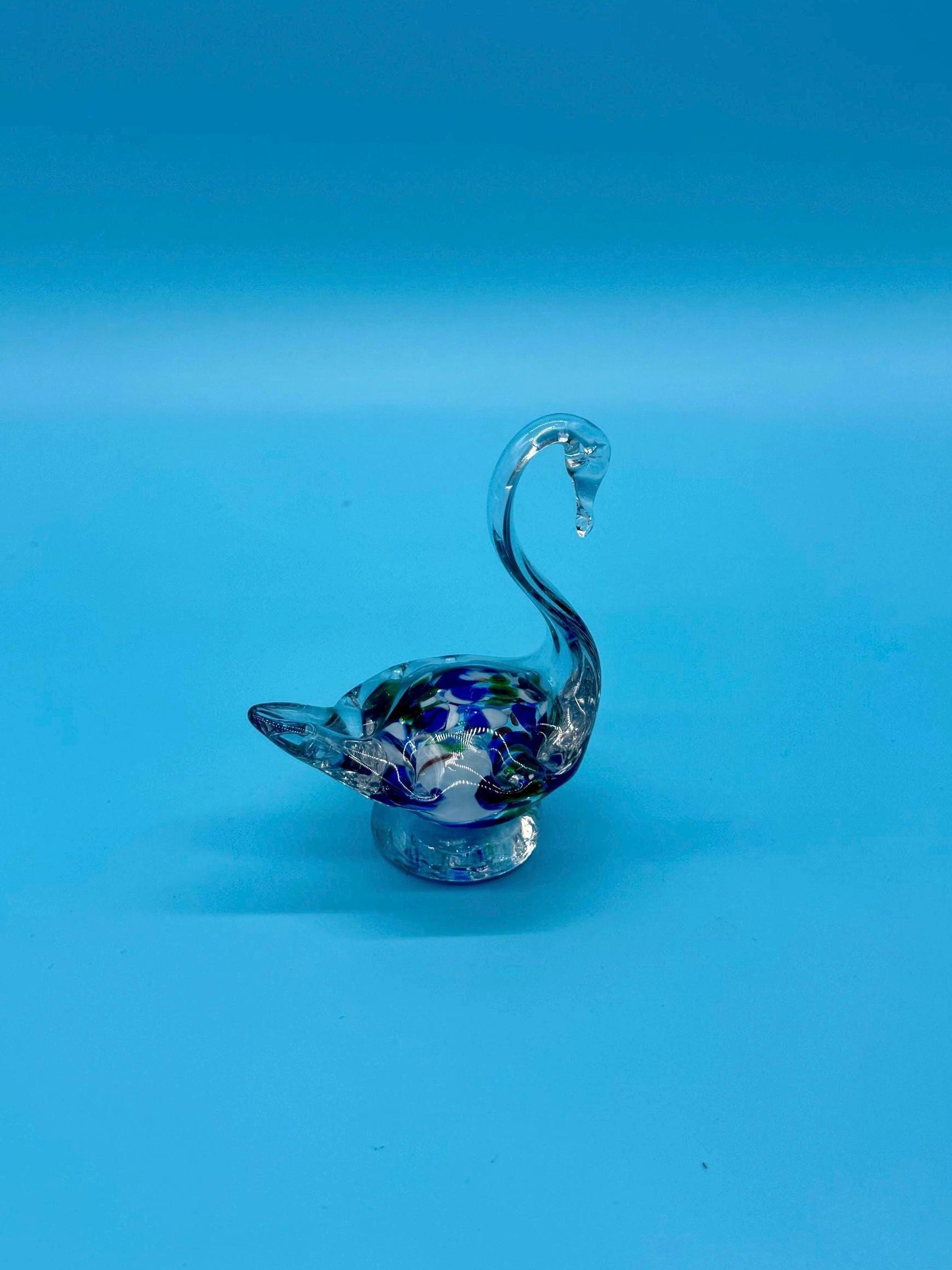 Murano glass swans - Etsy 日本
