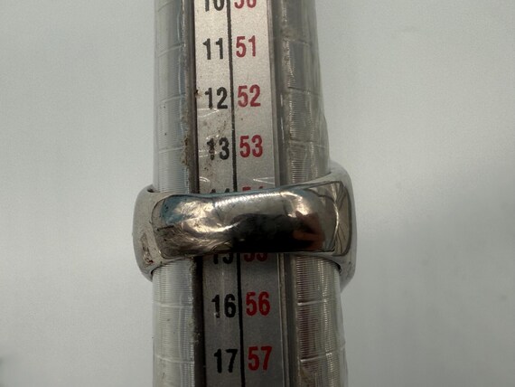 Vintage Statement Ring Silber 925 mit großem cham… - image 11