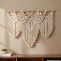 XL Handmade Macrame Wall Hanging | Boho Cotton Wedding Decor product logo