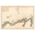1842 Antique Map of Sept-Îles & Port-Blanc – Brittany – Nautical Chart – Poster – Wall Art product logo