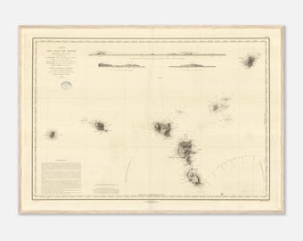 エトナ山 火山 シチリア イタリア地図 アンティーク銅版画