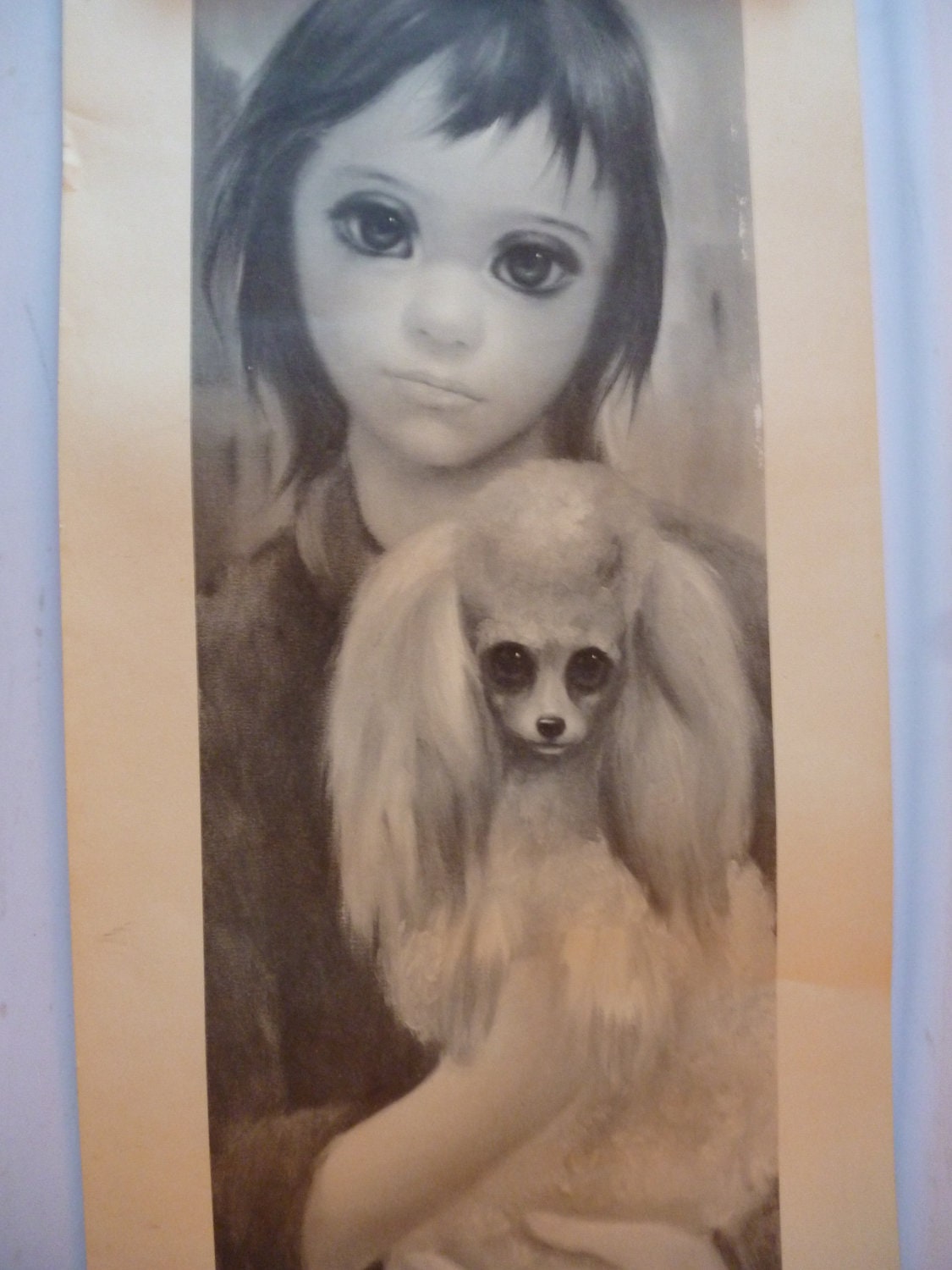 Vintage Keane Frameable Art Prints 1960's/ Set of 2 / My Etsy