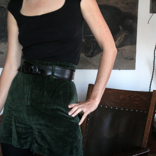 High waisted short shorts