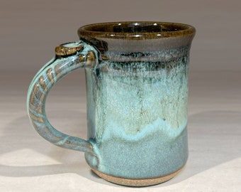 Pottery Mug - Beautiful Ash Glaze - 12oz