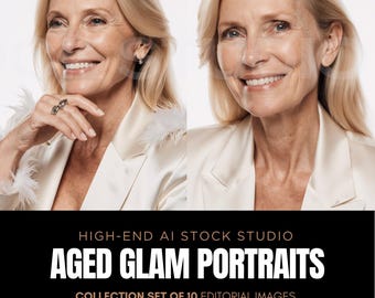 Reife Schönheit Bilder, elegante Senior Porträts, gealterte Haut Fotos, reife Frauen, Hautpflege Fotografie, Senior Model, Wellness für ältere Frauen
